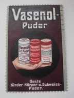 Vasenol - puder zasypka - zalepka reklamowa