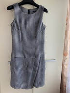 36 S sukienka pepitka Mohito biało czarna