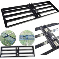 RĘCZNY NIWELATOR TERENU DO TRAWNIKA ROZGARNIARKA 90X30CM DETRON METALOWY
