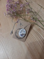 Naszyjnik z żywicy z suszonymi kwiatami Wyjątkowe prezent