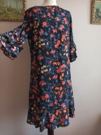 TARANKO SUKIENKA swobodna kwiaty falbany 38