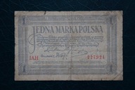 Banknot Polska 1 marka 1919 rok !!!