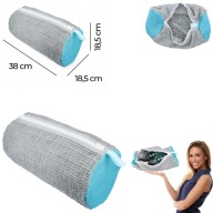 TORBA DO PRANIA BUTÓW WOREK OCHRONNY Z MIKROFIBRY SZARY 2 SZTUKI