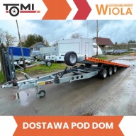 Przyczepa LAWETA samochodowa uchylna DMC 3500kg WIOLA L35G55P DOSTAWA
