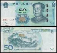BNB - CHINY 50 Yuan 2019 GH86 656161 # UNC