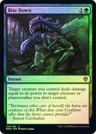 Karta Magic: The Gathering Bite Down *Foil* DMU