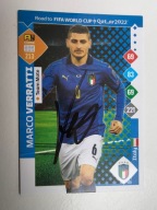 Karta panini autograf Włochy Marco Verratti Road to Qatar 2022