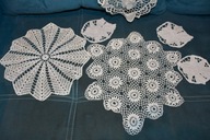 STARE SERWETKI RĘCZNA ROBOTA 17 szt