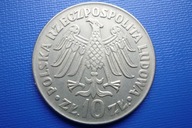 PRL 10 zł Kazimierz Wielki napis wklęsły 1964