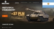 Konto WOT / World of Tanks – region Argentyna – działa na EU - TANIEJ O 70%