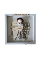 Ramka PREZENT NA KOMUNIĘ CHRZEST PAMIĄTKA I KOMUNII ANIOŁ STRÓŻ W RAMCE 3D