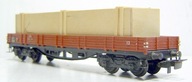 Marklin - wagon platforma 4-osiowa - DB ze skrzynią