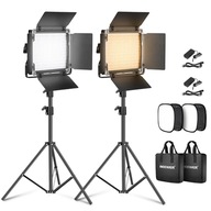 NEEWER 2-Pack Bicolor 660 Panel LED Light Video - Profesjonalne oświetlenie