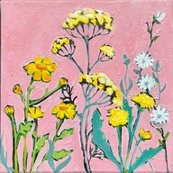 Obraz: Kwiaty polskie 3, akryl na płótnie