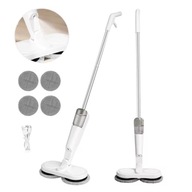 Mop Elektryczny Bezprzewodowy 2w1 Obrotowa Głowica na Mokro i Sucho