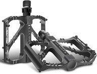 2x PEDAŁY ROWEROWE ANTYPOŚLIZGOWE PLATFORMOWE DO ROWERU ALUMINIOWE LEKKIE