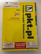 KSIĄŻKA TELEFONICZNA WARSZAWA I REGION WARSZAWSKI 2008 ROK