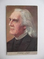 FERENC-FRANZ LISZT KOMPOZYTOR przedwojenna POCZTÓWKA