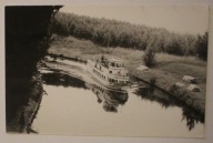 KANAŁ ELBLĄSKI - MIERZEJA WIŚLANA - STATEK - CIEKAWE ZDJĘCIE