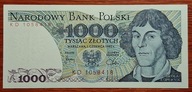 PRL 1000 zł 1982 KD 1058418 Stan unc