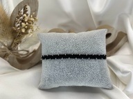 Bransoletka makramowa z koralikami