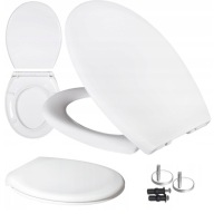 DESKA SEDESOWA WOLNOOPADAJĄCA DUROPLAST WC WYPINANA CERSANIT KOŁO BIAŁA