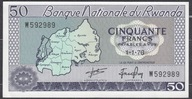 Rwanda 50 Franków 1976
