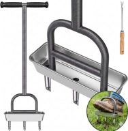 Aerator Reczny Do Trawy Napowietrzacz Trawnika Rurkowy Korkowy Stal Mocny