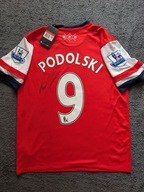 Koszulka Arsenal 12/13 LUKAS PODOLSKI z autografem