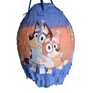 Piniata Urodzinowa XL BLUEY + kij do rozbijania piniaty