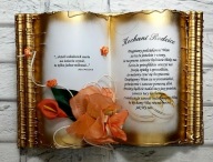 Podziękowania ślubne dla rodziców księga