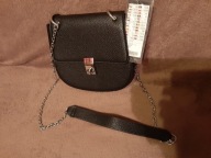 Torebka czarna damska srebny łańcuszkiemNew Yorker