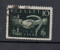 TRIEST zona B Mi 4 RĘCE seria z 1949