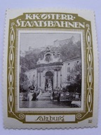 Austriackie Koleje - Piękno kraju - Salzburg - zalepka reklamowa