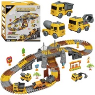 TOR SAMOCHODOWY PLAC BUDOWY DLA DZIECI DO ZABAWY WOOPIE