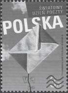 PL 2009 Fi 4305 ND Światowy Dzień Poczty . Jak skanie. Stan BDB.