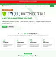 Strona internetowa www + domena topubezpieczenia.pl + poczta + hosting