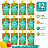 MUS MANGO JABŁKO TUBKA DAWTONA 12X100G