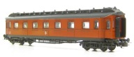 Liliput - wagon osobowy 4-osiowy w barwach szwedzkich - SJ - 29580