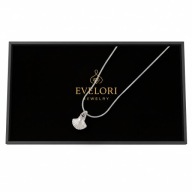 Srebrny Naszyjnik Muszla Oceaniczna Unisex 45cm Stal