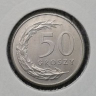 *P[0706] POLSKA 50 groszy 2011 III Rzeczpospolita Orzeł (heraldyka) *Holder