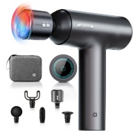 ARBOLEAF Pistolet Do Masażu Głębokiego Z Funkcją Ciepła 6 Prędkości 5 Głów