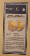 FOLDER - ULOTKA - MENNICA POLSKA - DUKAT LOKALNY "7 SOLARÓW" CIECHOCINEK