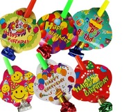 GWIZDEK GWIZDKI PAPIEROWE URODZINOWE TRĄBKA 20 szt