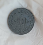 POLSKA - KOWEL - 50 GROSZY (2) - 50 PUŁK STRZELCÓW KRESOWYCH - bardzo ładna