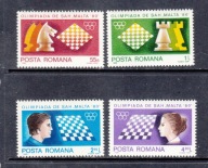 RUMUNIA Mi 3747-3750 sport SZACHY seria z 1980