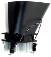 Wydajny cooler AVC z tubą powietrzną s.775 4-pin