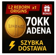 Lineage 2 L2 Reborn Origins x1 | 70KK Adena 70 Milionów | Szybko + Bonus