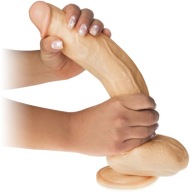 DILDO SZTUCZNY CZŁONEK WIBRATOR DŁ 30cm ŚR 6cm XL OGROMNE SEX PENIS