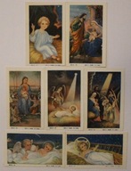OBRAZKI RELIGIJNE - ZESTAW 7 SZTUK